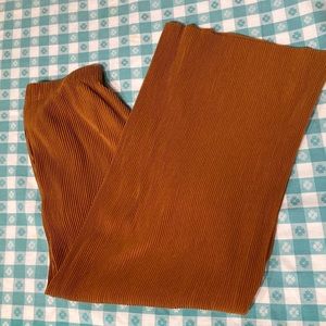 Uniqlo wide leg pleated pant XS